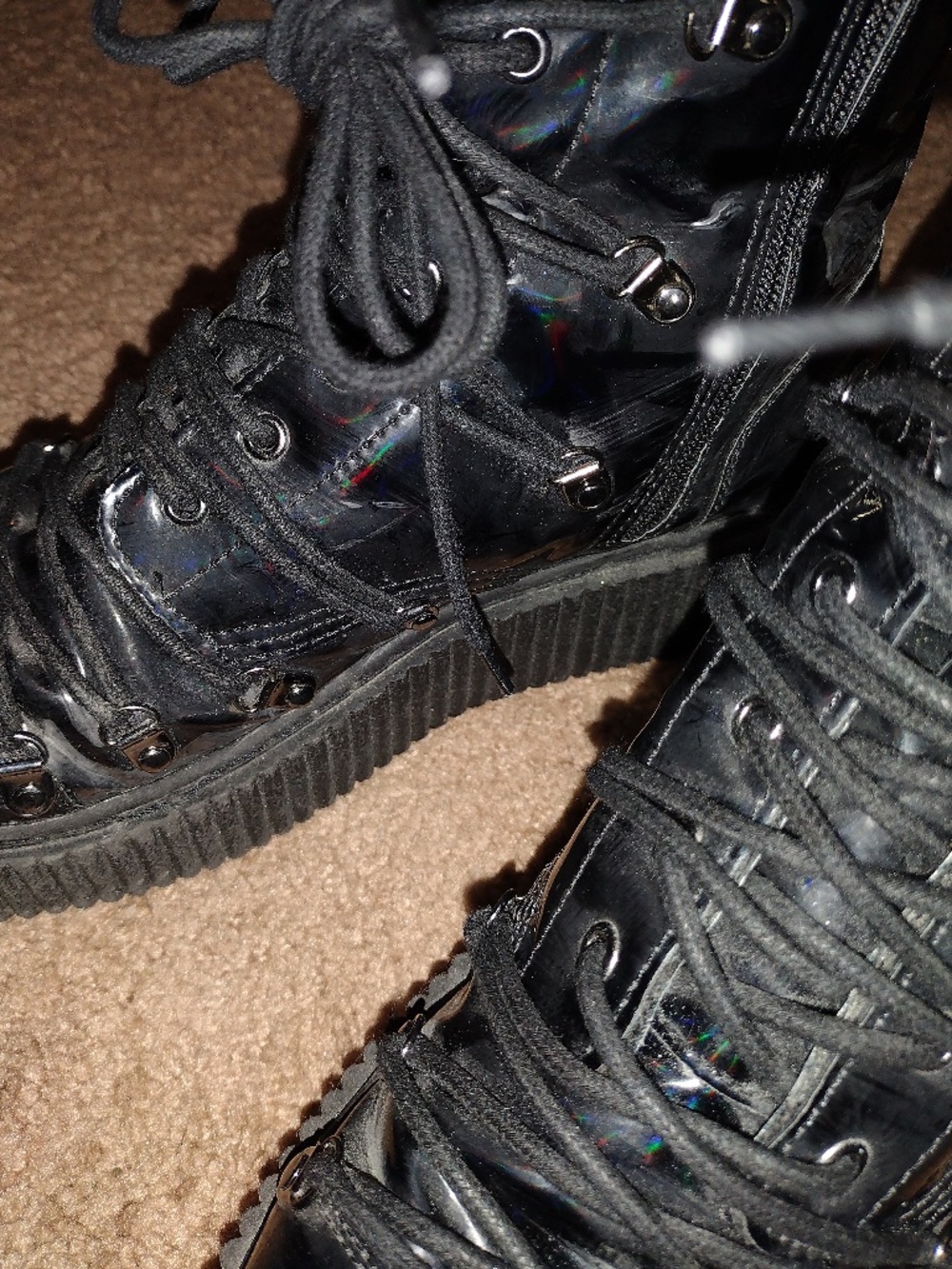 TUK Laced Up Creeper Boots - Picture 5 of 10